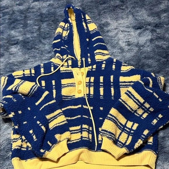 Anthropologie Plaid Hoodie - Picture 2 of 6